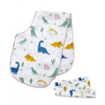 Babyjem 378- Pack de 2 Langes en Mousseline Dinosaures – Image 2