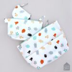 Trousse Les doudous multicouleur 20x13x8 cm