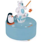 Boite a musique en bois  Banquise