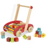 Trotteur en bois ABC BUGGY TATOO - 30 CUBES
