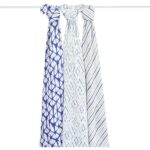 Set de 3 Langes 120x120 Indigo Shibori - Aden&Anais