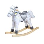 Cheval à bascule à motifs - Bois