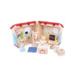 Mini ensemble de jeu d'hôpital en bois