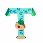 Lettre Clown T
