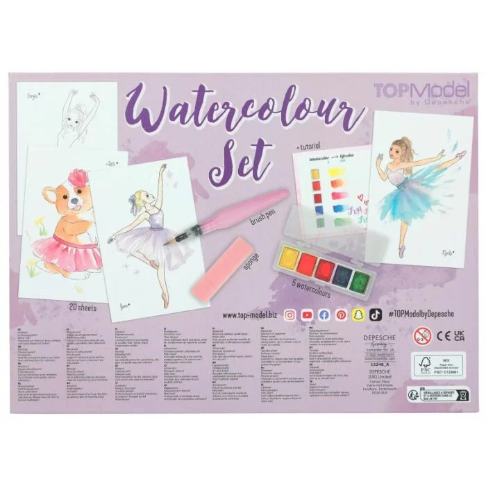 TOPModel set d'aquarelles Ballet – Image 7