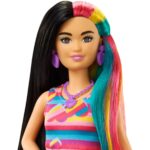 Barbie totally hair pop in hartprint jurk – Image 2