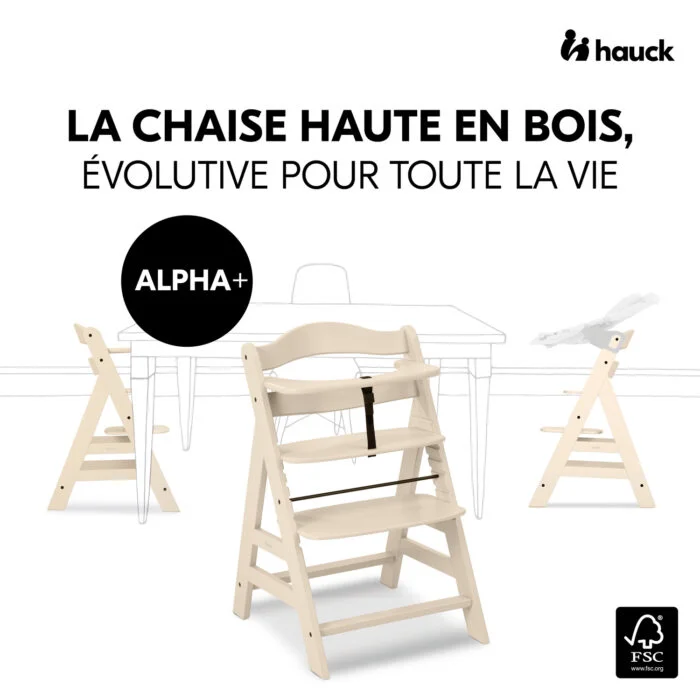 Chaise haute alpha + Vanilla – Image 2