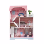 Maison de poupée en bois  avec 16 pcs accessoires-TYDH009 – Image 6