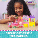 Gabby’s Dollhouse Kitty Fairy Garden Party, 18-Piece Playset with 3 – Image 2