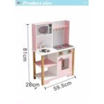 Cuisine en bois avec 15 pcs accessories-TYKKT006 – Image 5