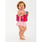KONFIDENCE FLOATSUIT LYCRA BUOYANT AID TO SWIMMING PINK SEA FRIENDS 2-3 YEARS