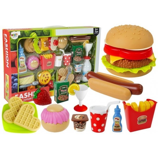 mesainio-ir-maisto-produktu-rinkinys (6) Ensemble de hamburgers de restauration rapide-XJ326H-48 – Image 1