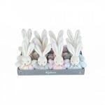 POMPONS LAPINS 10CM ASSORT. (12PCS)-K970012