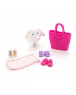 POUPEE BARBIE AVEC BERCEAU ET BEBE JUMEAUX – Image 2