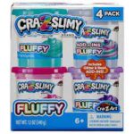 CRA-Z-SLIMY-PK 4 BOTES SLIMY GLITTER