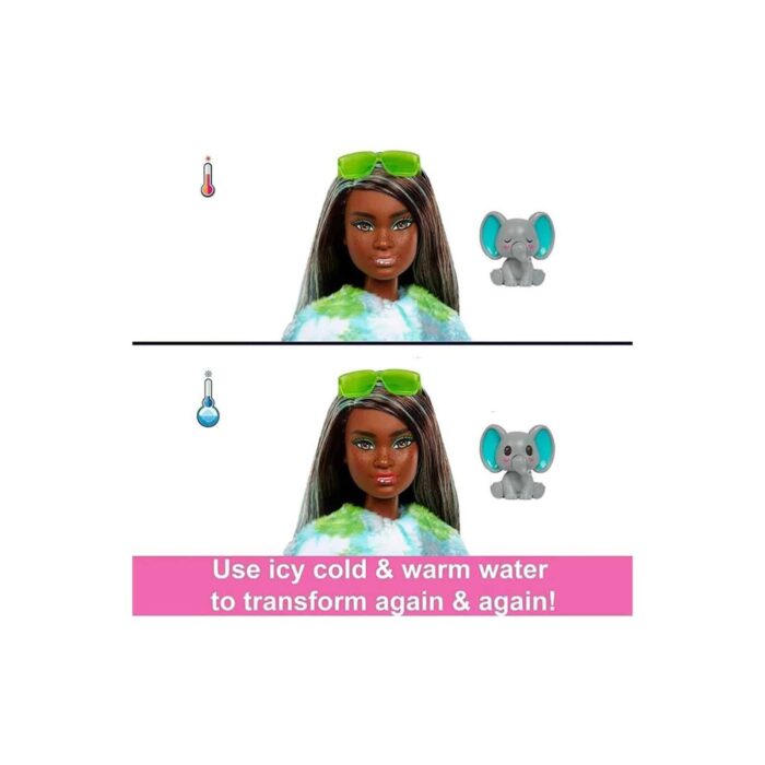 Barbie Cutie Reveal - Poupée éléphant de la série Jungle – Image 4