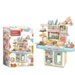 Ensemble de cuisine avec lumière-36T-1