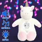 Peluche Musicale Doux avec Projecteur UNICORNE – Funmuch – Image 2