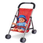 Poupée bébé avec poussette, 8 pièces-7144-1 – Image 3