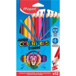 Boite de 12 Crayons de Couleur STRONG Color'Peps