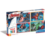 PUZZLE 4 EN 1 MARVEL AVENGERS