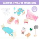 Maison de poupées  avec 17 pieces-TL49057 – Image 2