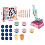 Gobelets à pâte à modeler coloriés