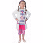 DÉGUISEMENT LUXE DOCTEUR LA PELUCHE 2-3ans