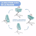 CHICCO Transat berceau 4 en 1 - Baby Hug - Aquarel – Image 2