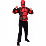 TOP LUXE + CAGOULE DEADPOOL - 14 ANS