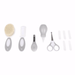 Trousse de toilette bébé polyester gris/blanc – Image 3