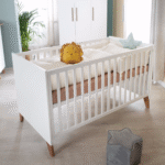 Lit combi Blanc 70 x 140 cm triple réglable – Image 5