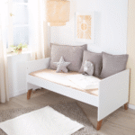 Lit combi Blanc 70 x 140 cm triple réglable – Image 4