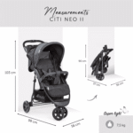 Poussette Citi Neo II Caviar /Stone – Image 2