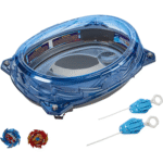 BEYBLADE Burst Ensemble de jeu de combat complet avec Beystadium, 2 jouets de combat et 2 lanceurs