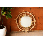 Miroir en rotin Aura 90cm – Image 2