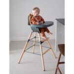 Evolu 2 chaise Haute Reglable en Hauteur Noir – Image 3