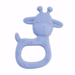 Anneau dentaire silicone Giraffe Party violet