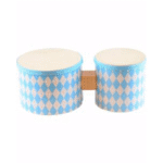 Tambour en Bois Magni -Bleu