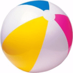 Ballon de piscine multicouleurs