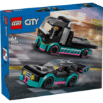 LEGO® City - La Voiture de Course et le Camion de Transport de Voitures-60406