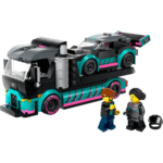LEGO® City - La Voiture de Course et le Camion de Transport de Voitures-60406 – Image 3