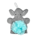 BABYJEM BABY BATH WASHING CLOTH / ELEPHANT/ GREY