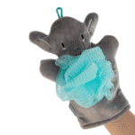 BABYJEM BABY BATH WASHING CLOTH / ELEPHANT/ GREY – Image 2