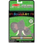 Melissa & Doug -Scratch Art Hidden Animaux de safa