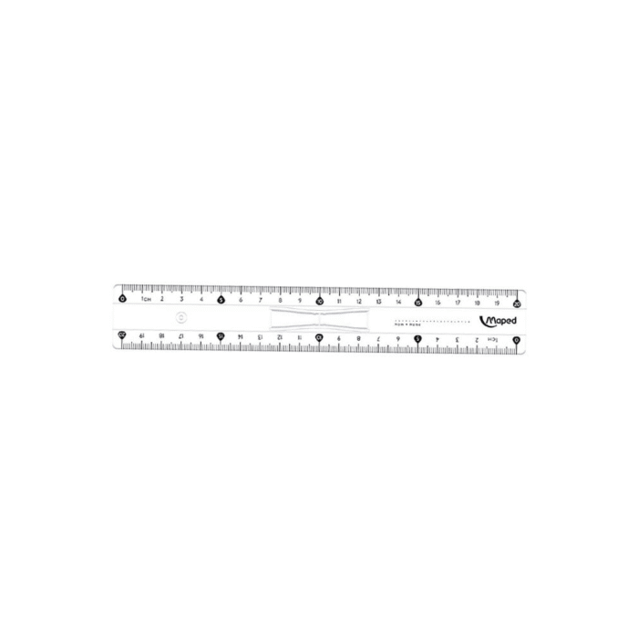 Maped Règle Double Décimètre Essentiel - 20cm – Image 2