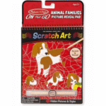 Melissa & Doug  Scratch Art  Animal familles Hidde