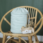 Beauty case - Vert d'eau à motifs – Image 2