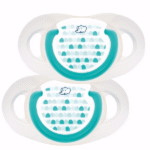 Set 2 Sucettes Dental Safe Silicone 6-18 mois Bébé