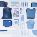DIY MARKY-TEXTILE AND SCHOOL MARKER-BLEU – Image 2